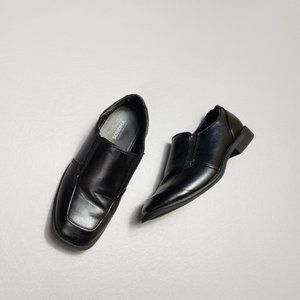 Sonoma Boys Black Dress Shoes Size 1 EUC